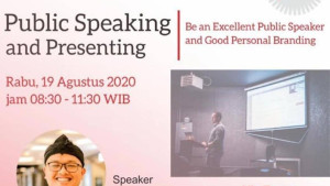FTI Menyelenggarakan Webinar Public Speaking and Presenting